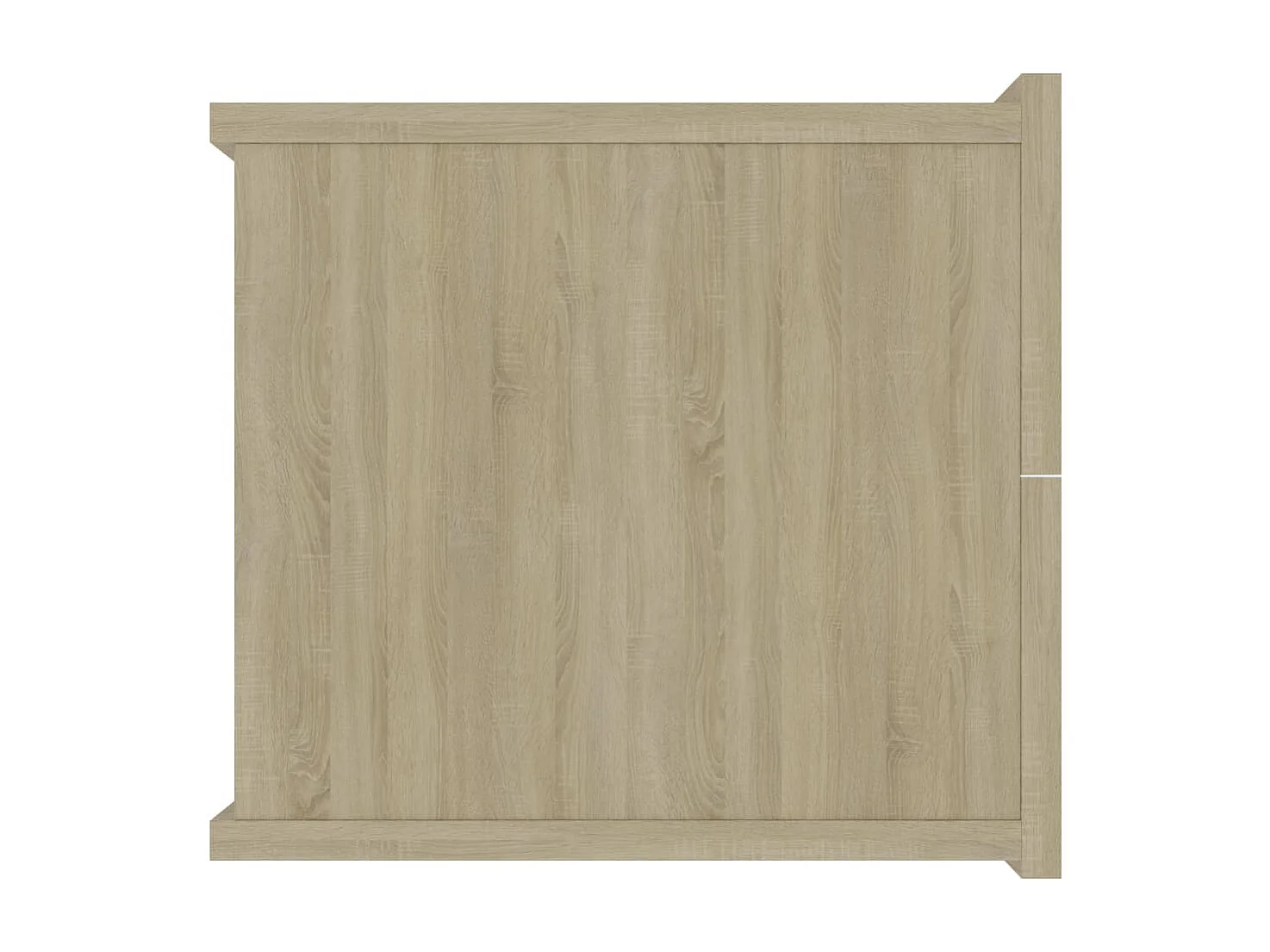 Mesitas de noche 2 uds contrachapada color roble 40x30x30 cm