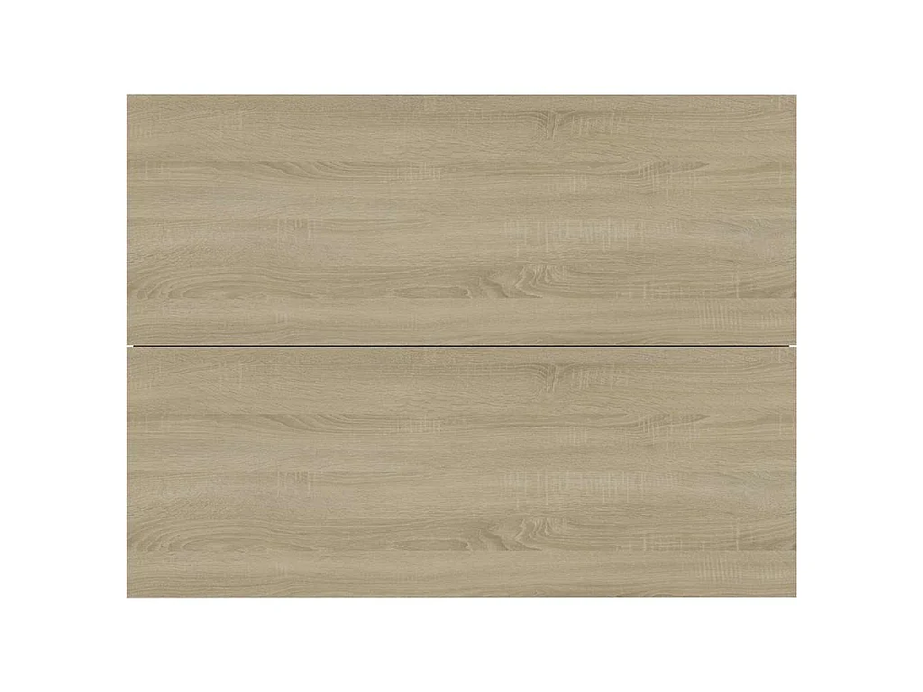 Nachttische 2 Stk. Sonoma-Eiche 40x30x30 cm Holzwerkstoff