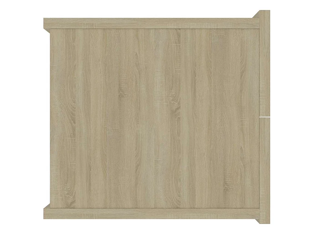 Nachttische 2 Stk. Sonoma-Eiche 40x30x30 cm Holzwerkstoff