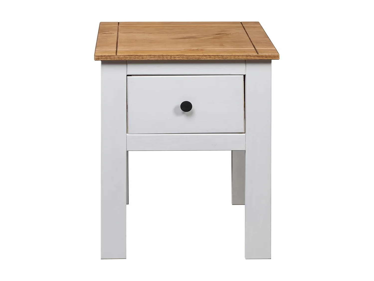 Nachtkastje Panama Range 46x40x57 cm grenenhout wit