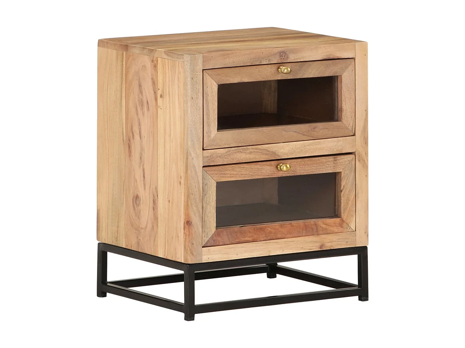 Table de chevet 40x30x50 cm Bois d'acacia massif