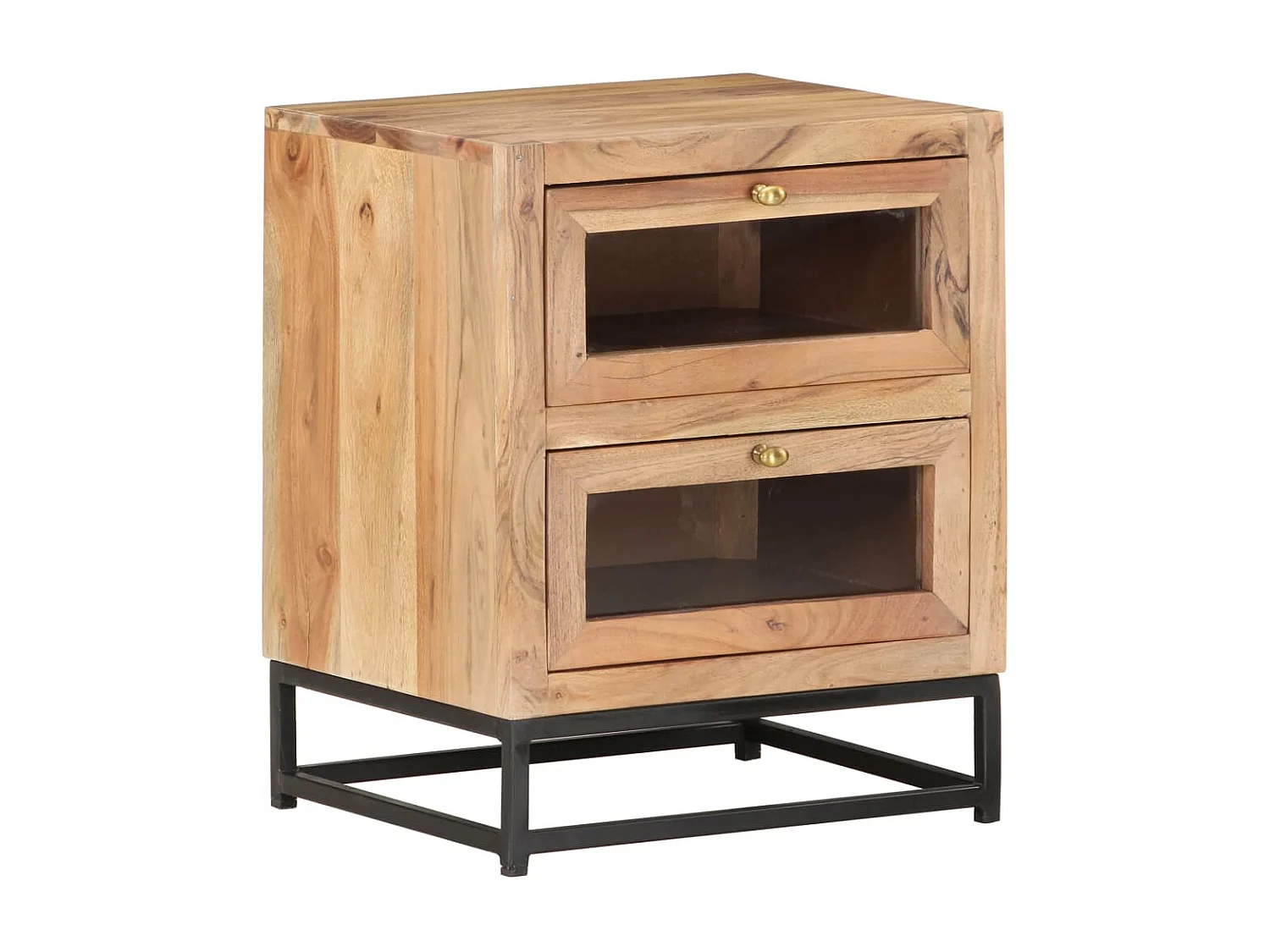 Table de chevet 40x30x50 cm Bois d'acacia massif