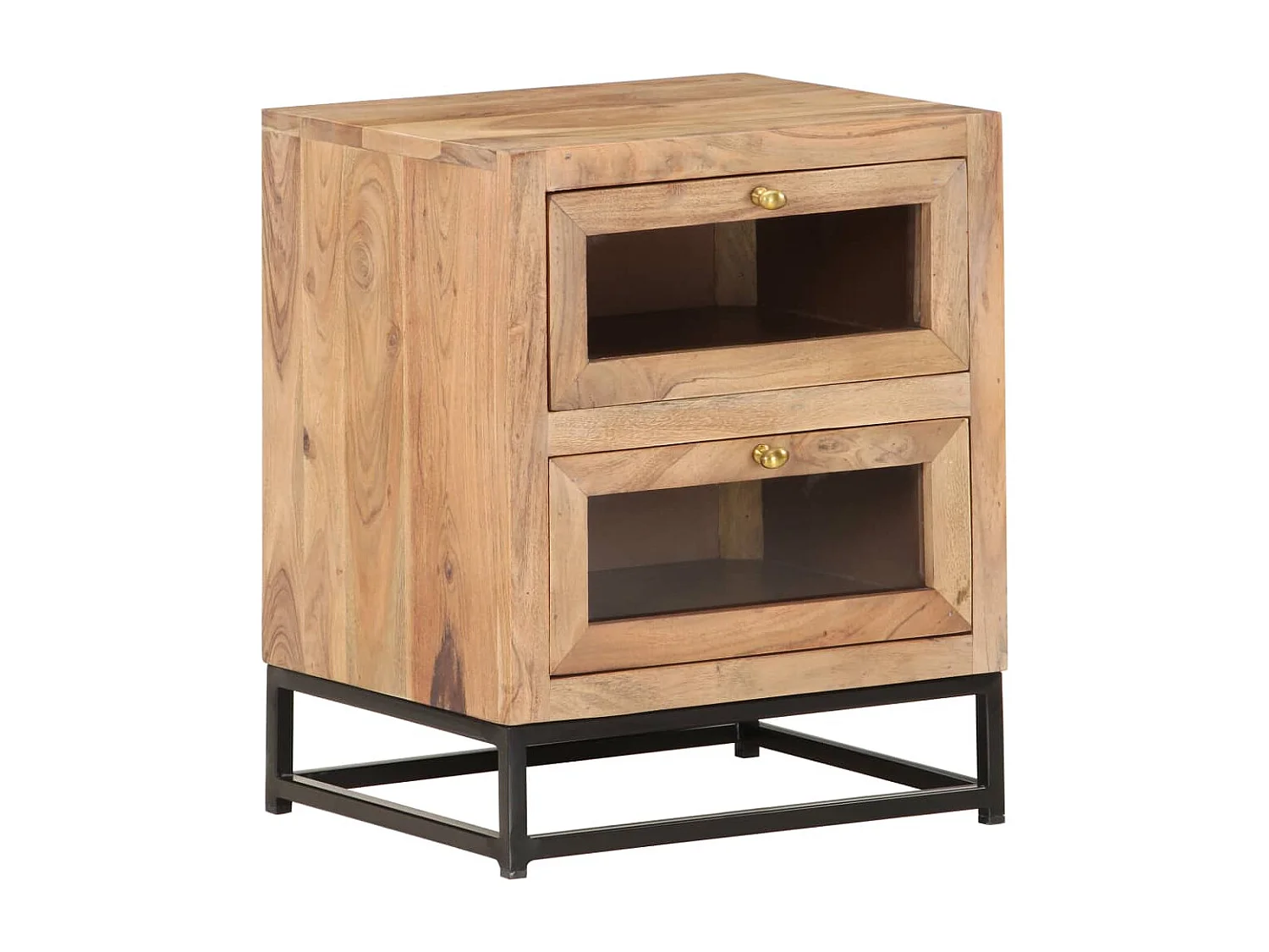 Table de chevet 40x30x50 cm Bois d'acacia massif