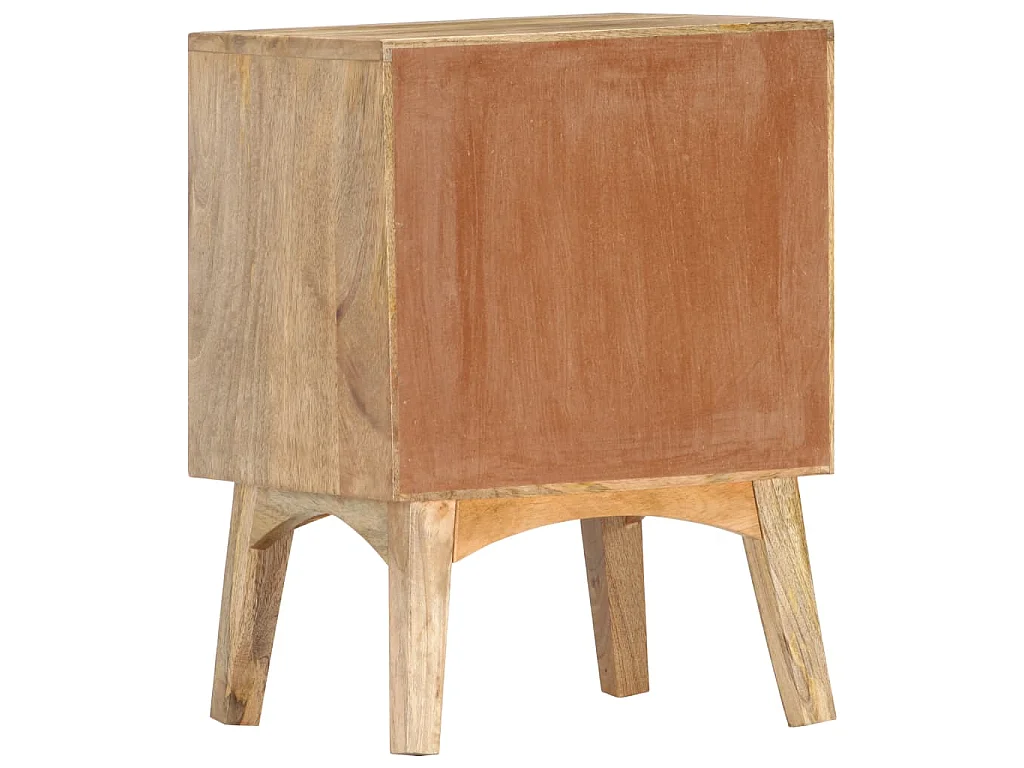 Table de chevet 40x35x55 cm Bois de manguier solide