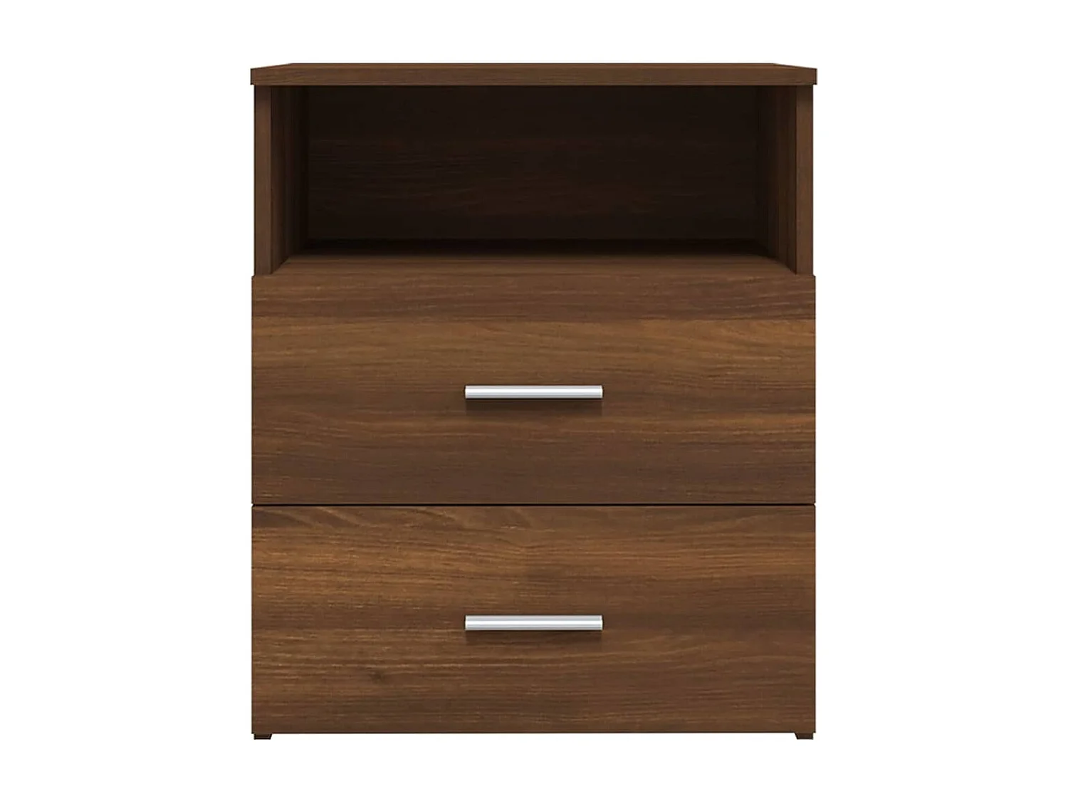 Mesa de cabeceira 50x32x60 cm cor carvalho castanho