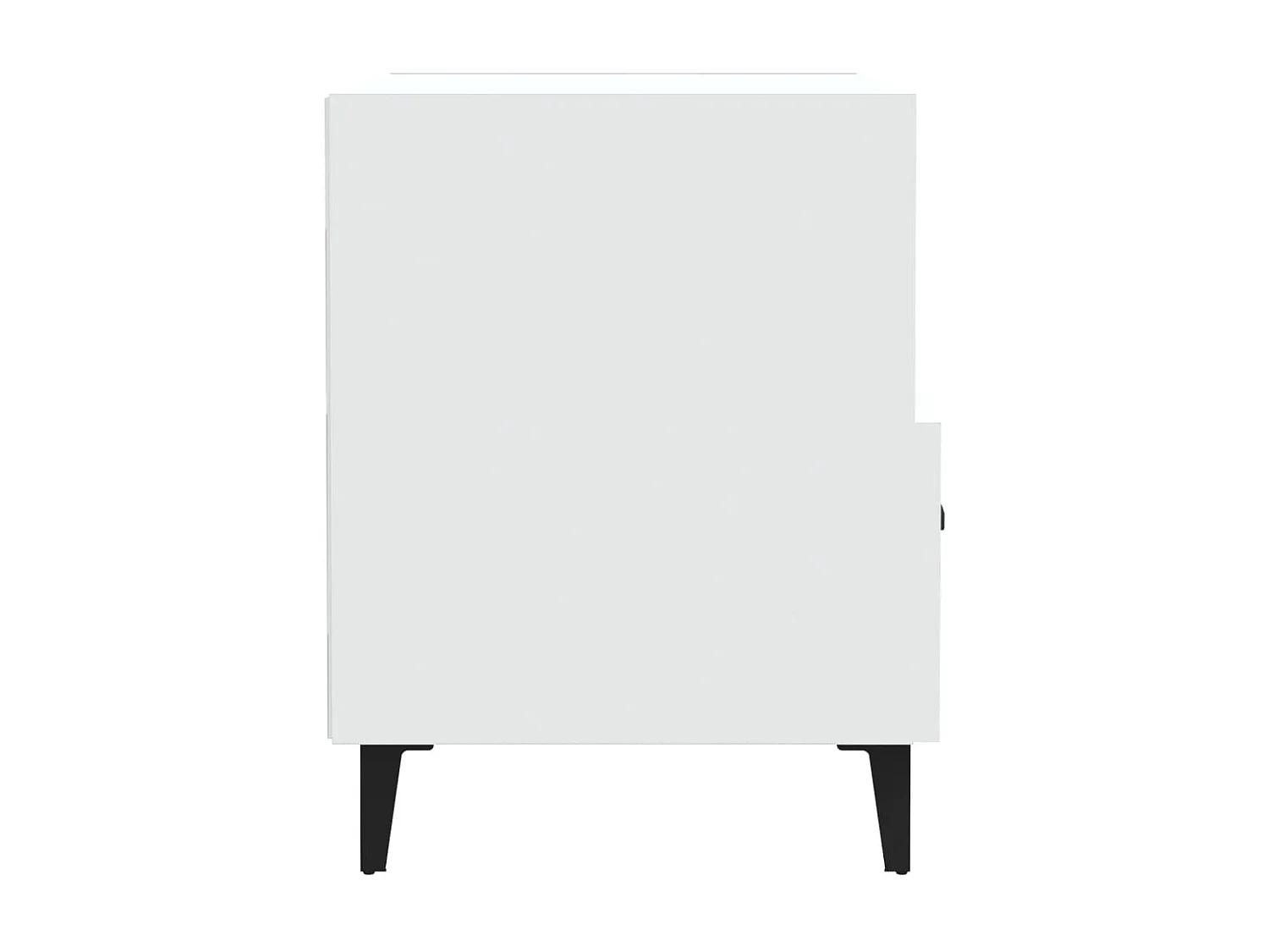 Comodino Bianco in Legno Multistrato