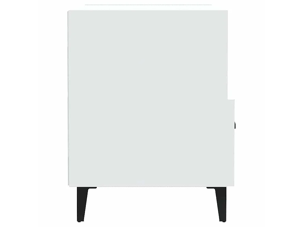 Table de chevet Blanc Bois d'ingénierie