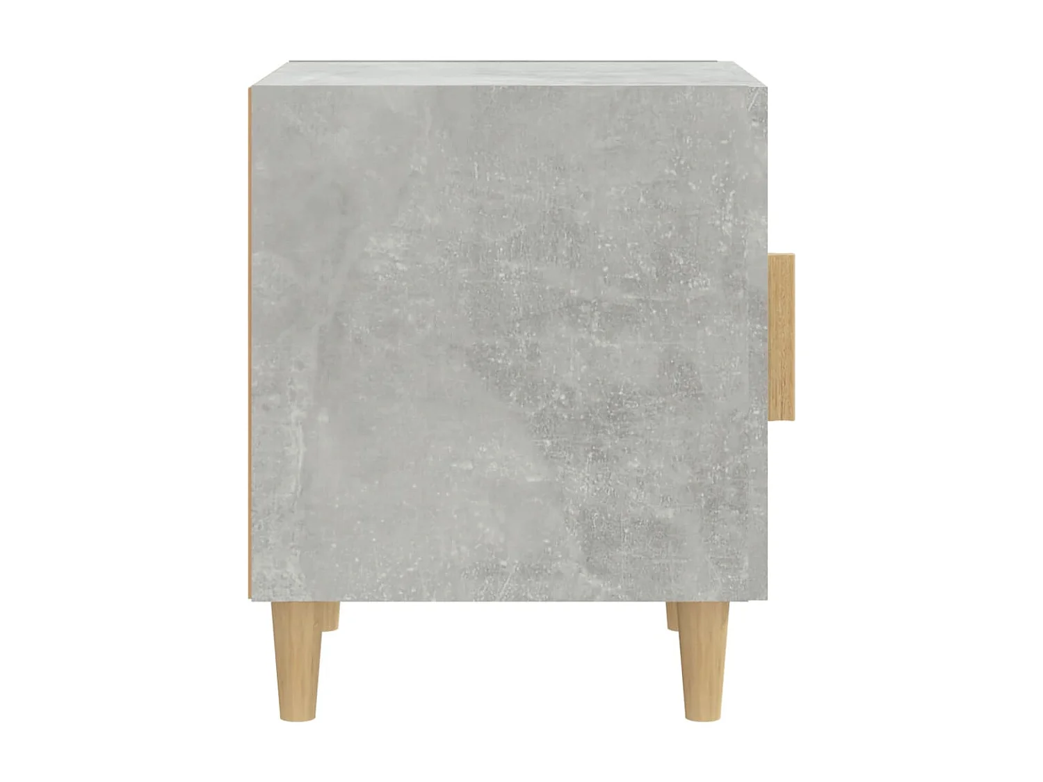 Tables de chevet 2 pcs Gris béton Bois d'ingénierie
