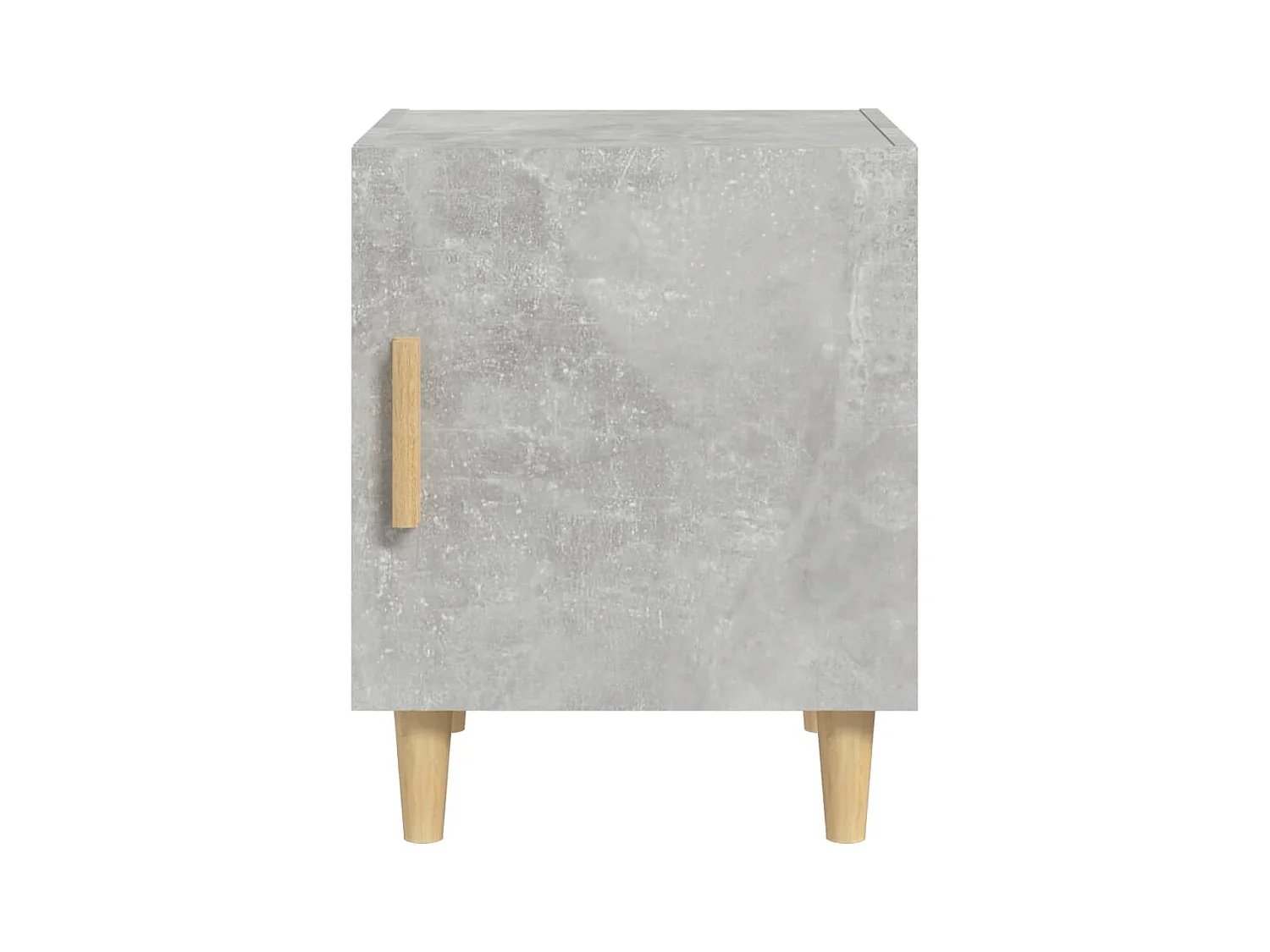 Tables de chevet 2 pcs Gris béton Bois d'ingénierie