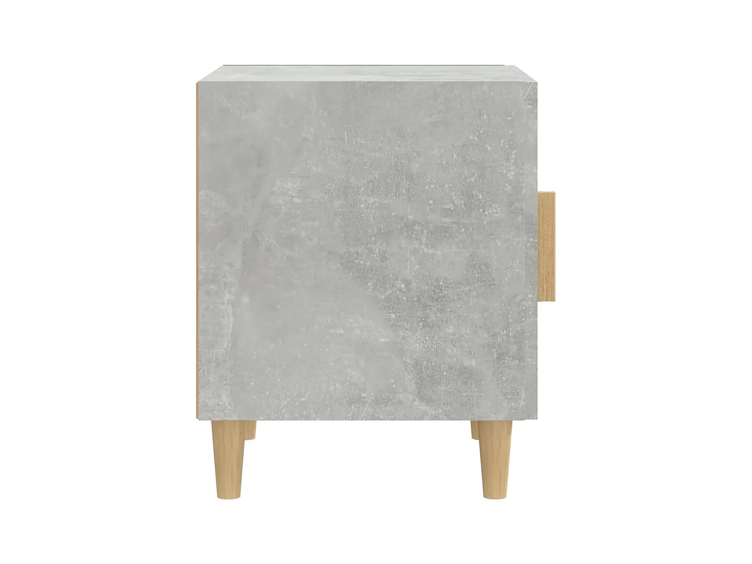 Tables de chevet 2 pcs Gris béton Bois d'ingénierie