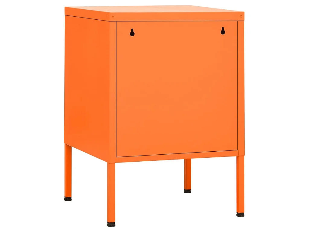 Table de chevet Rose 35x35x51 cm Acier