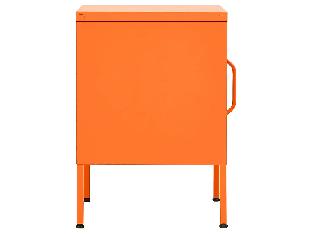 Table de chevet Rose 35x35x51 cm Acier