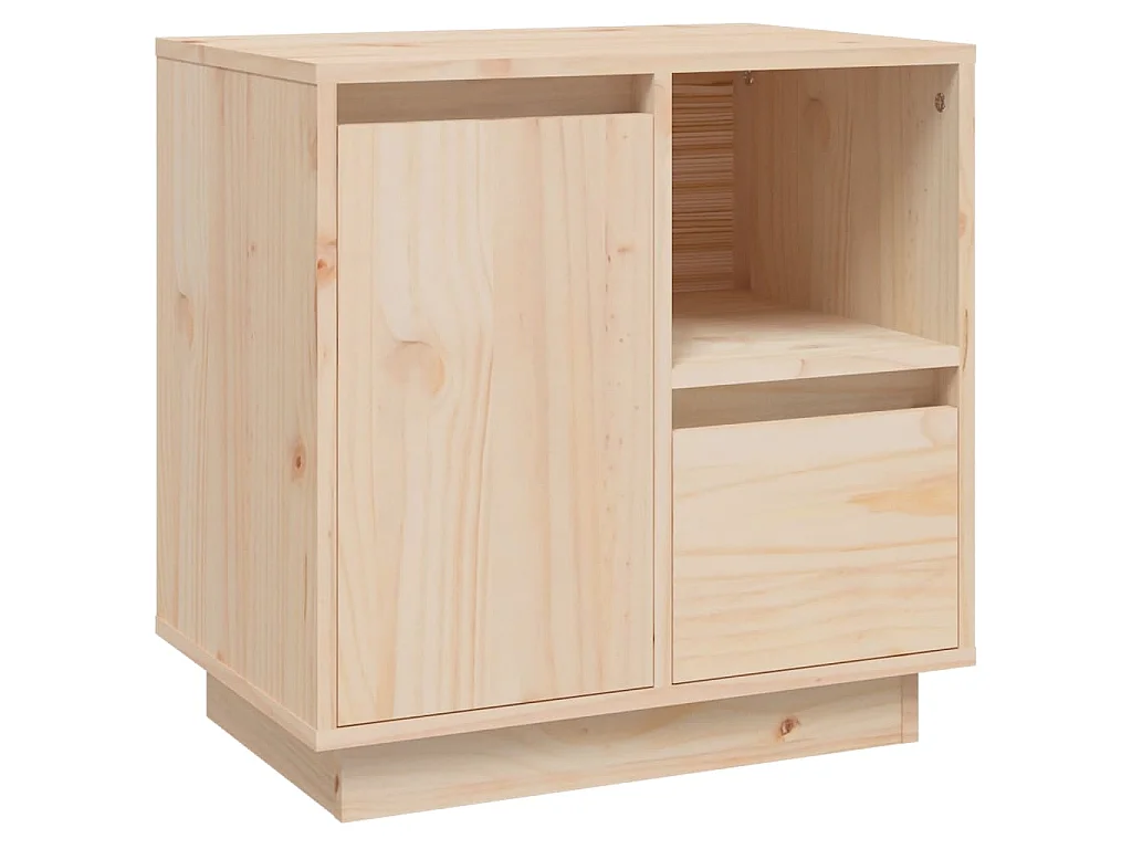 Table de chevet 50x34x50 cm Bois de pin massif