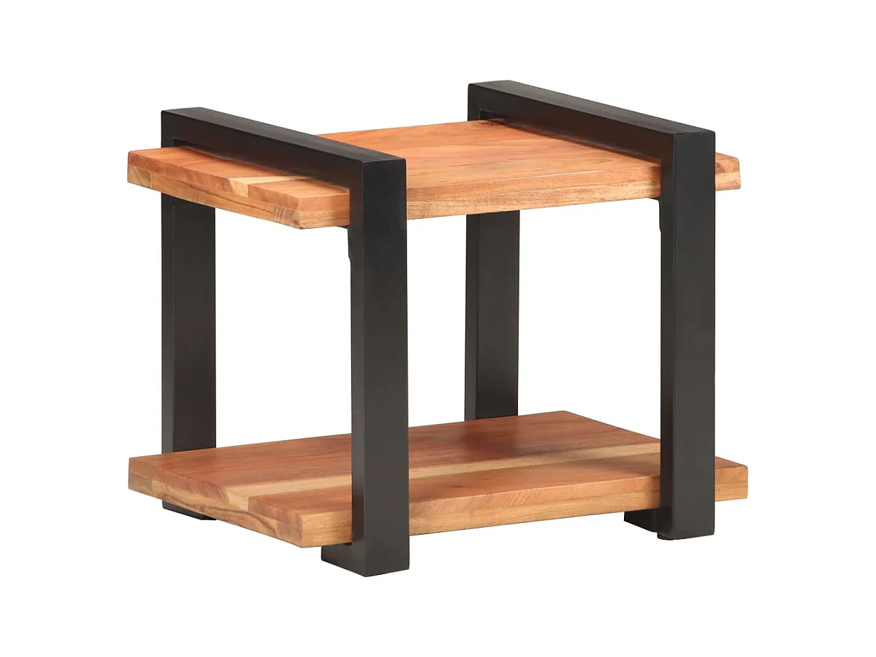 Table de chevet 50x40x40 cm Bois d'acacia massif