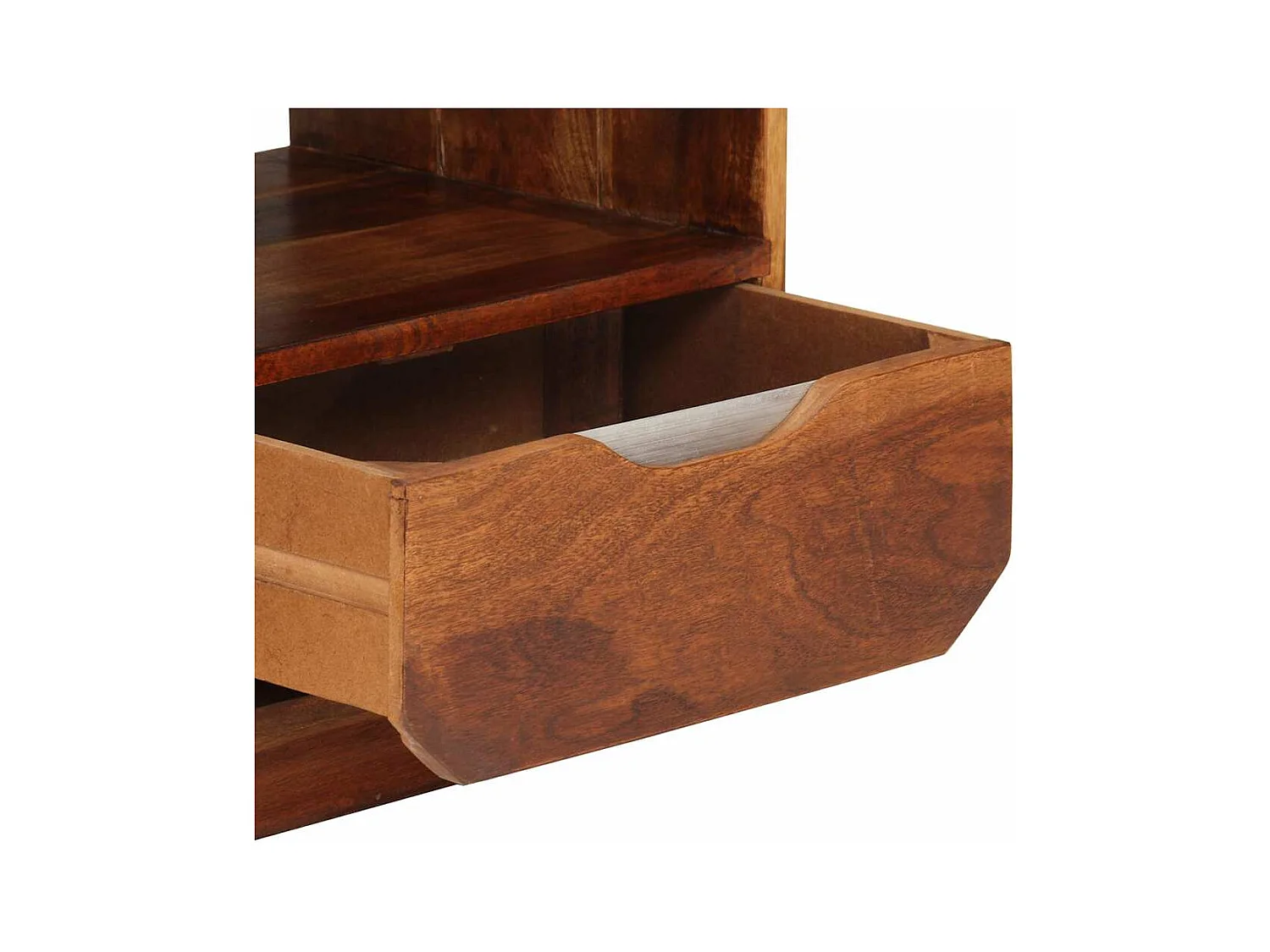 Mesa cabeceira c/ gaveta madeira acácia maciça 40x30x50 cm