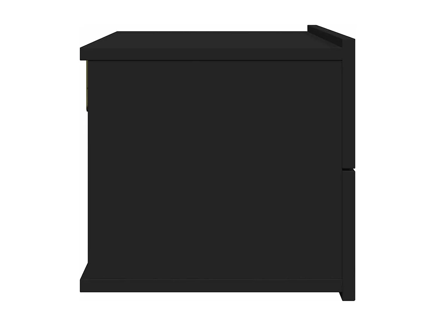 Table de chevet Noir 40x30x30 cm Bois d'ingénierie
