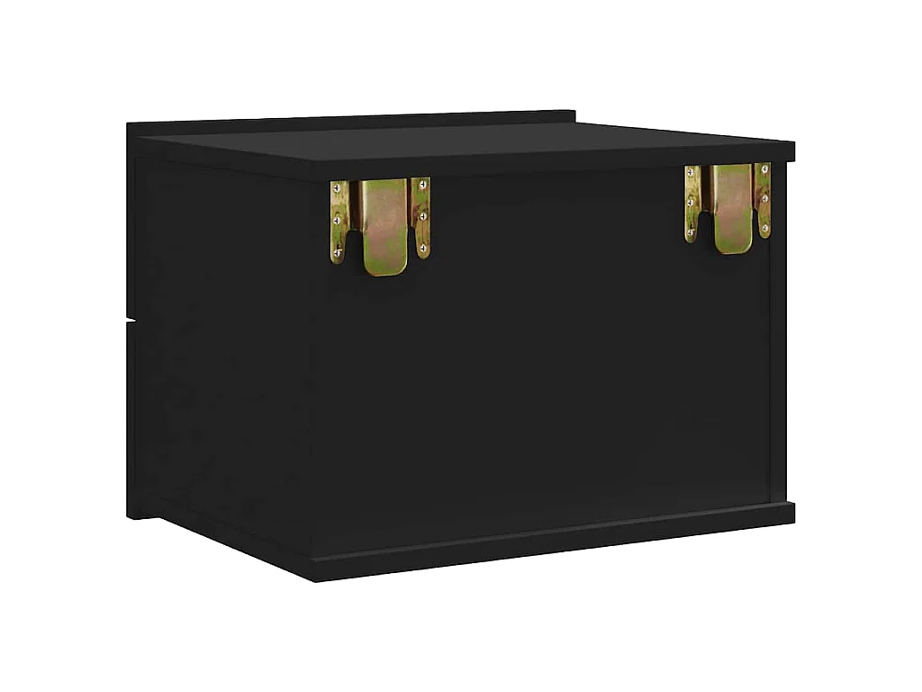 Table de chevet Noir 40x30x30 cm Bois d'ingénierie