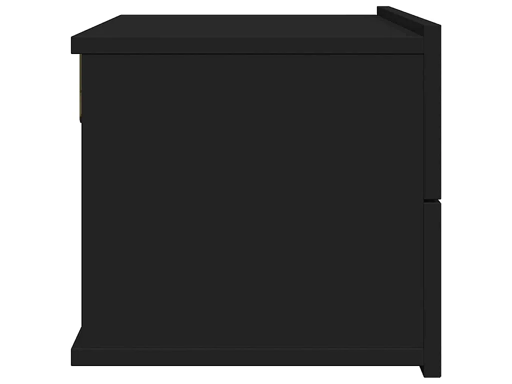 Table de chevet Noir 40x30x30 cm Bois d'ingénierie