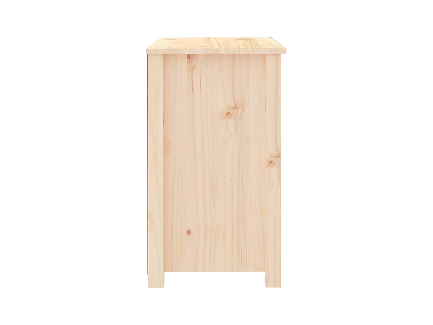 Comodini 2 pz 50x35x61,5 cm in Legno Massello di Pino