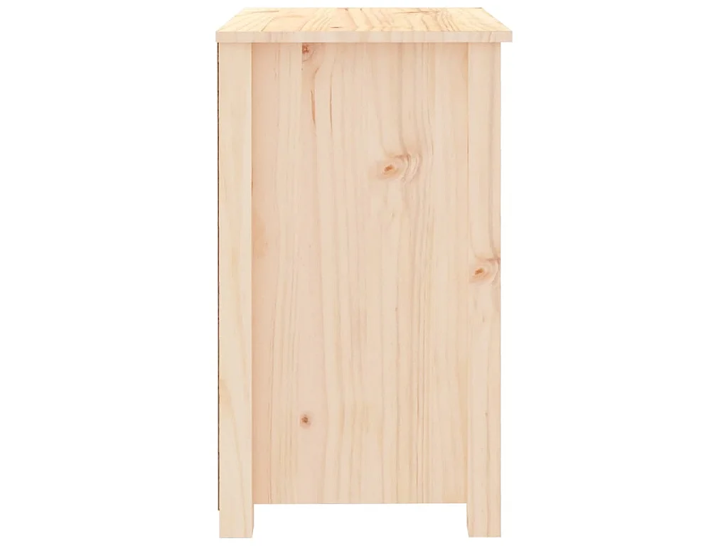Comodini 2 pz 50x35x61,5 cm in Legno Massello di Pino