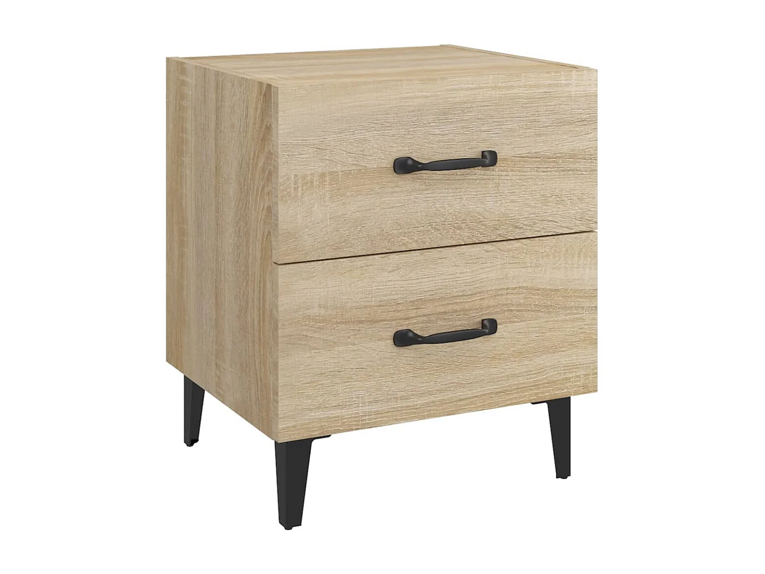 Tables de chevet 2 pcs Chêne sonoma 40x35x47,5 cm