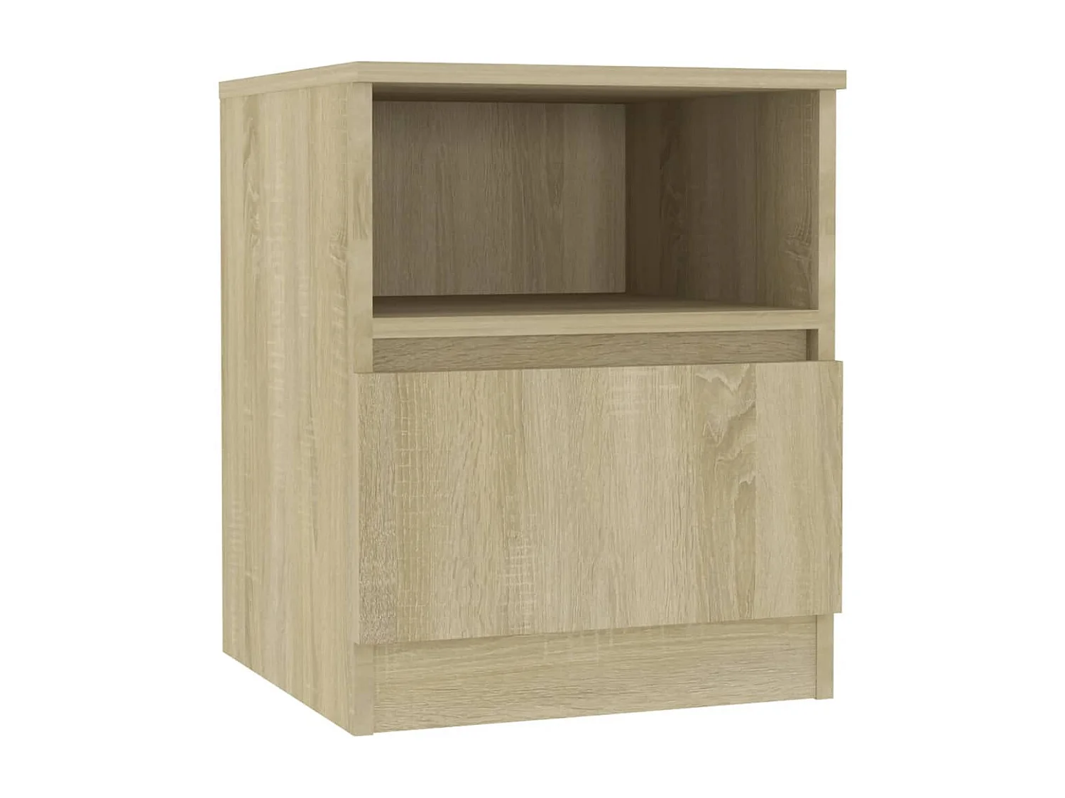 Table de chevet Chêne sonoma 40x40x50 cm Aggloméré