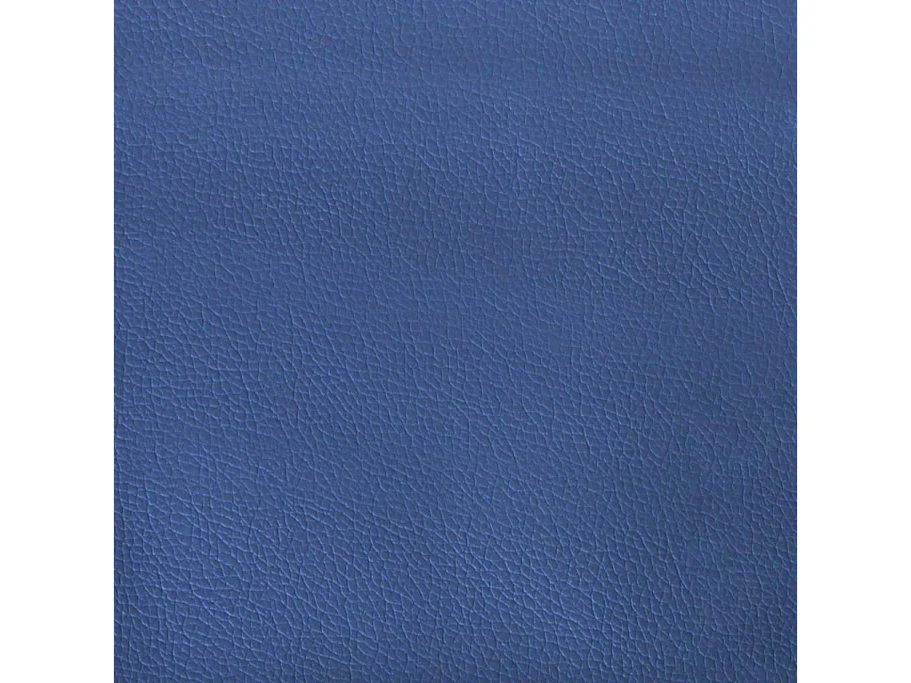 Chaise de jeu pivotante Noir et bleu Similicuir