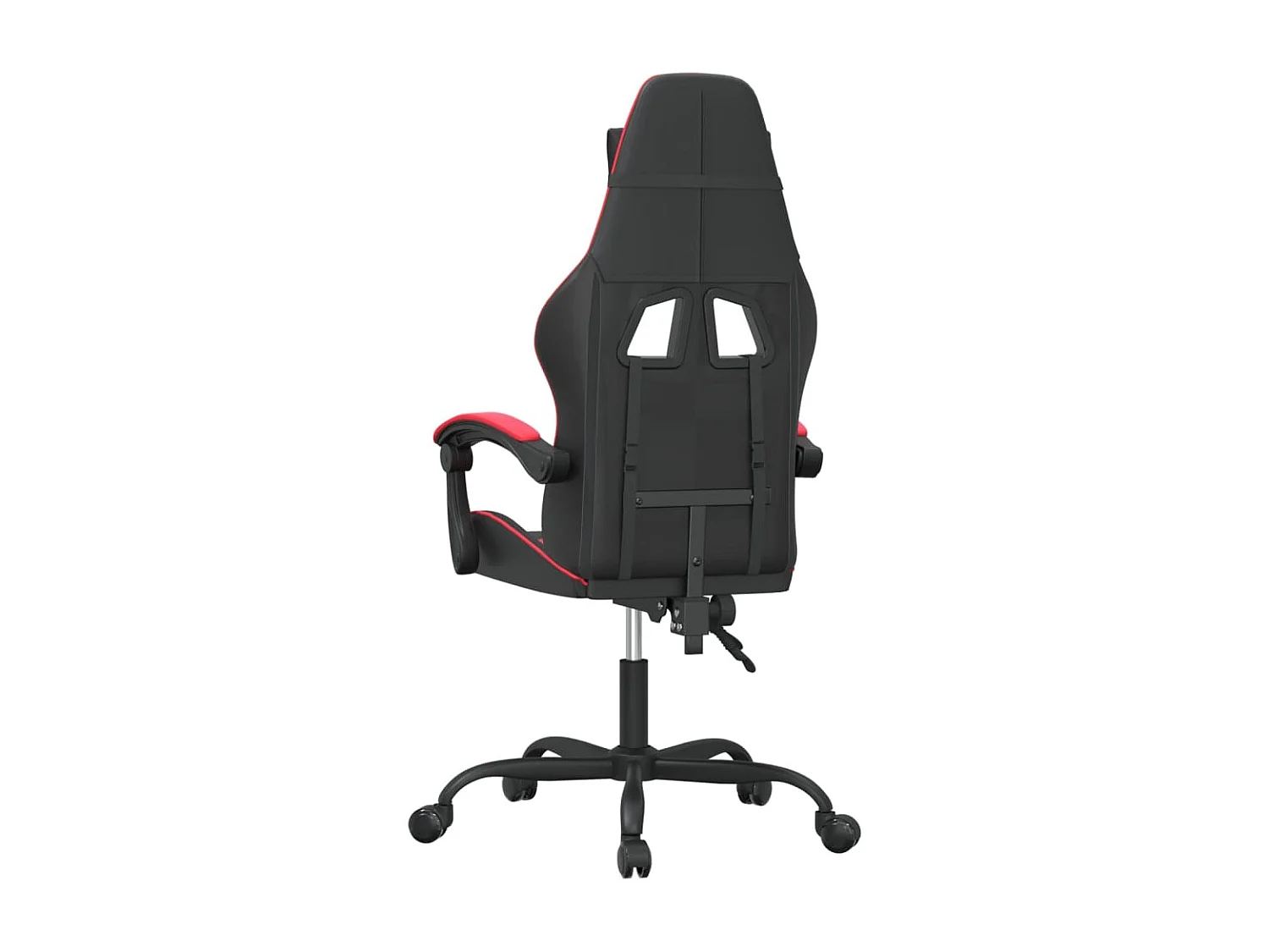Gaming-Stuhl Drehbar Schwarz und Rot Kunstleder