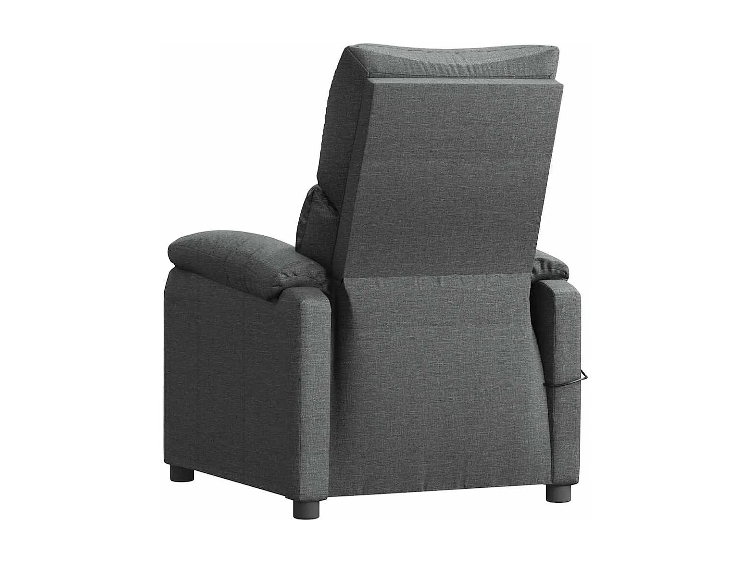 Fauteuil de massage Gris foncé Tissu