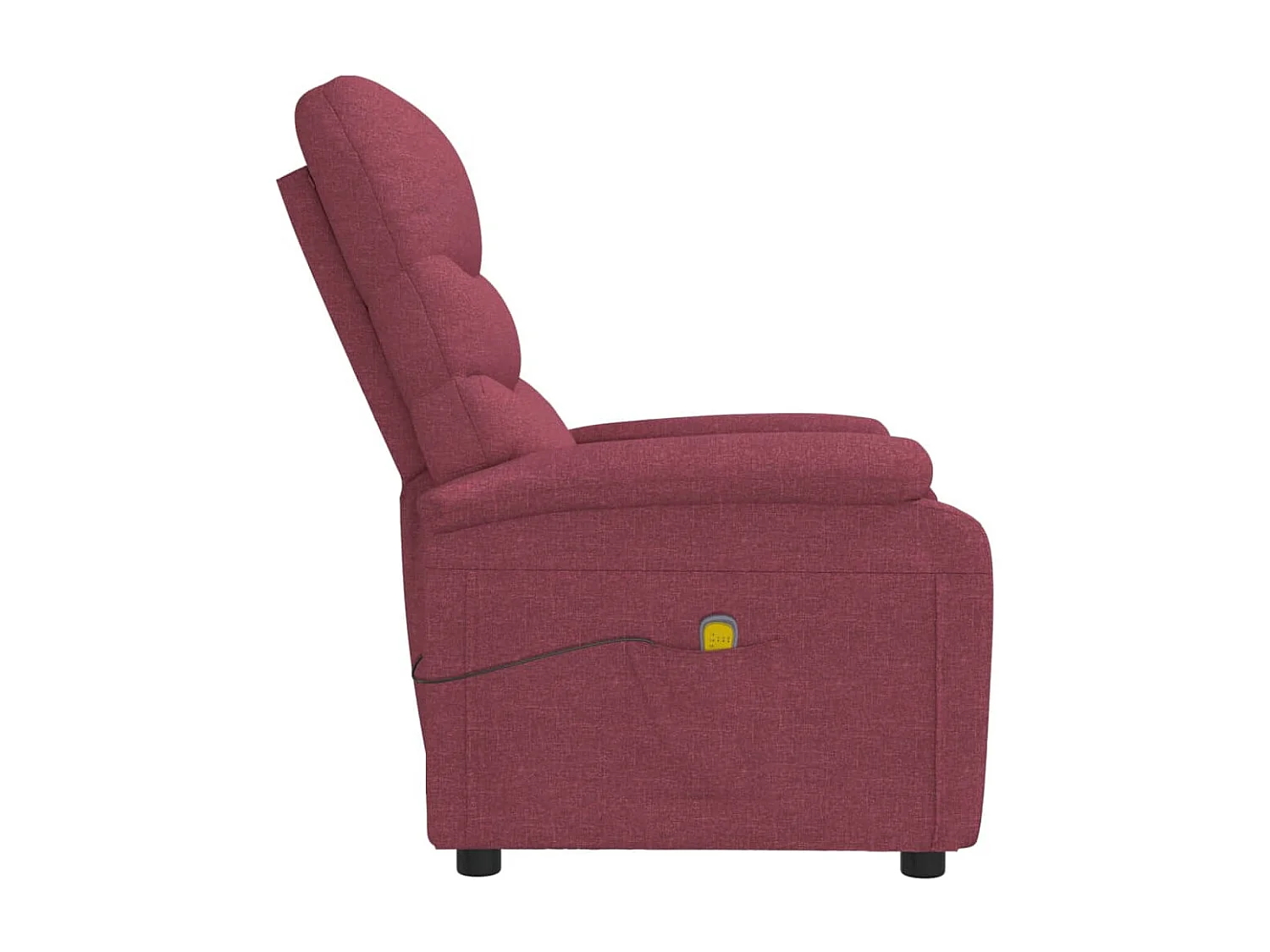 Fauteuil de massage Rouge bordeaux Tissu
