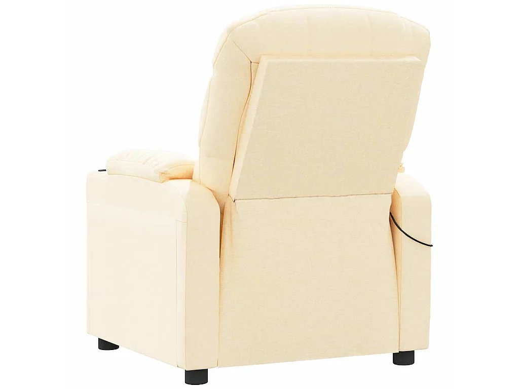Fauteuil électrique de massage Crème Tissu