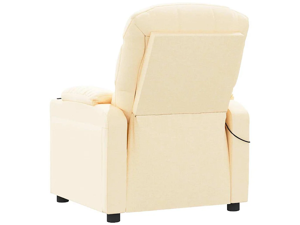 Fauteuil électrique de massage Crème Tissu