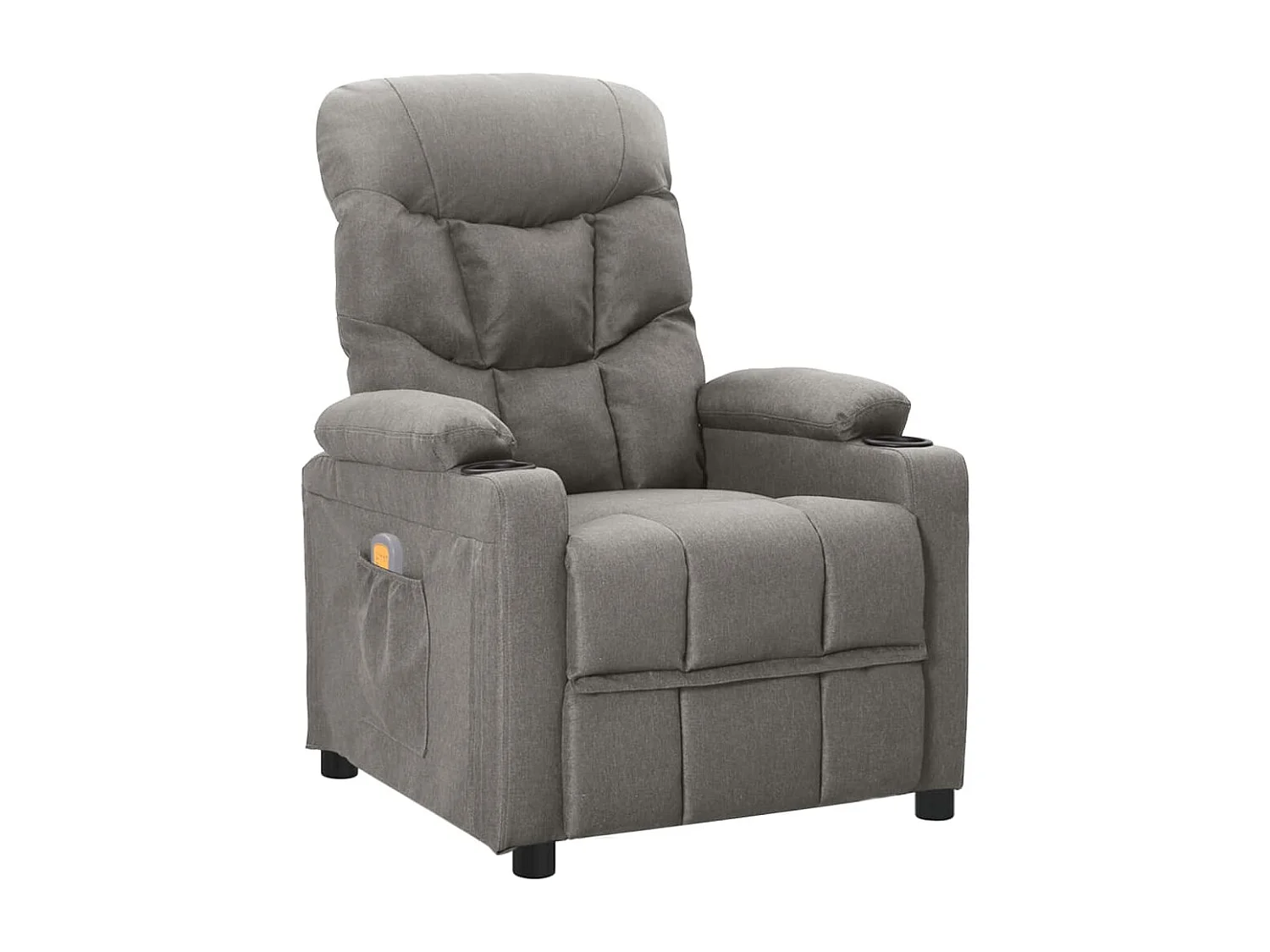 Fauteuil de massage Gris clair Tissu