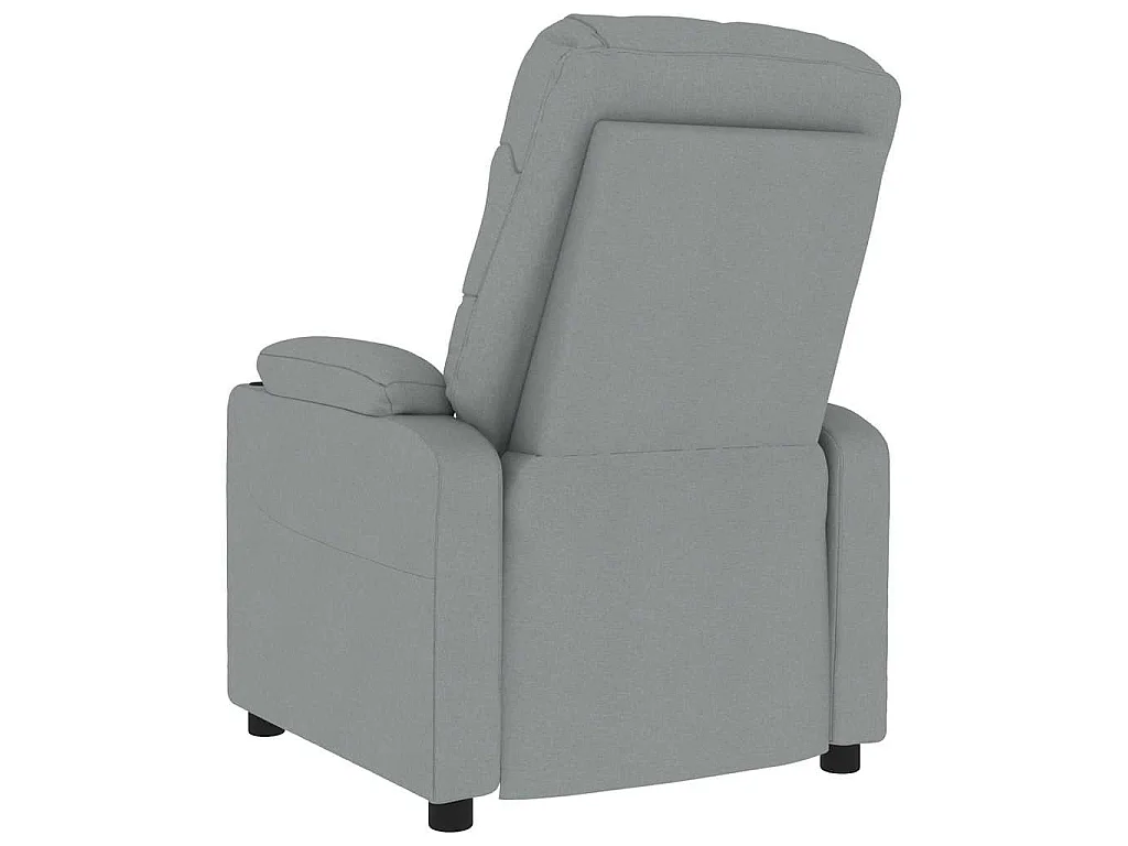 Fauteuil de massage Gris clair Tissu