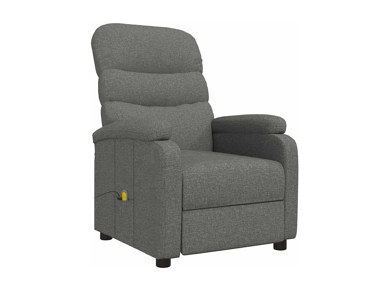 Fauteuil de massage Gris foncé Tissu