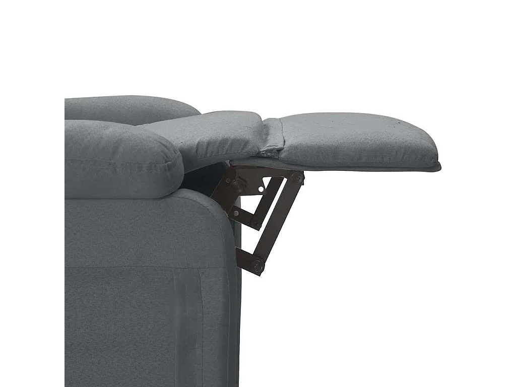 Fauteuil de massage Gris foncé Tissu