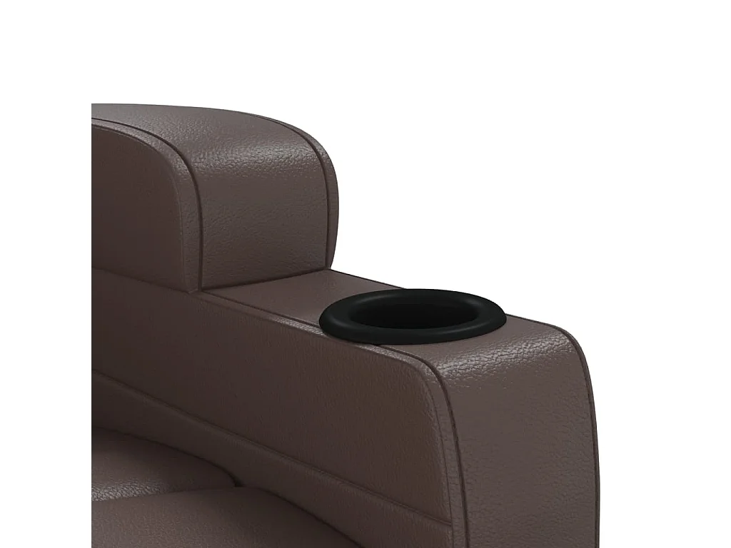 Fauteuil de massage Marron Similicuir
