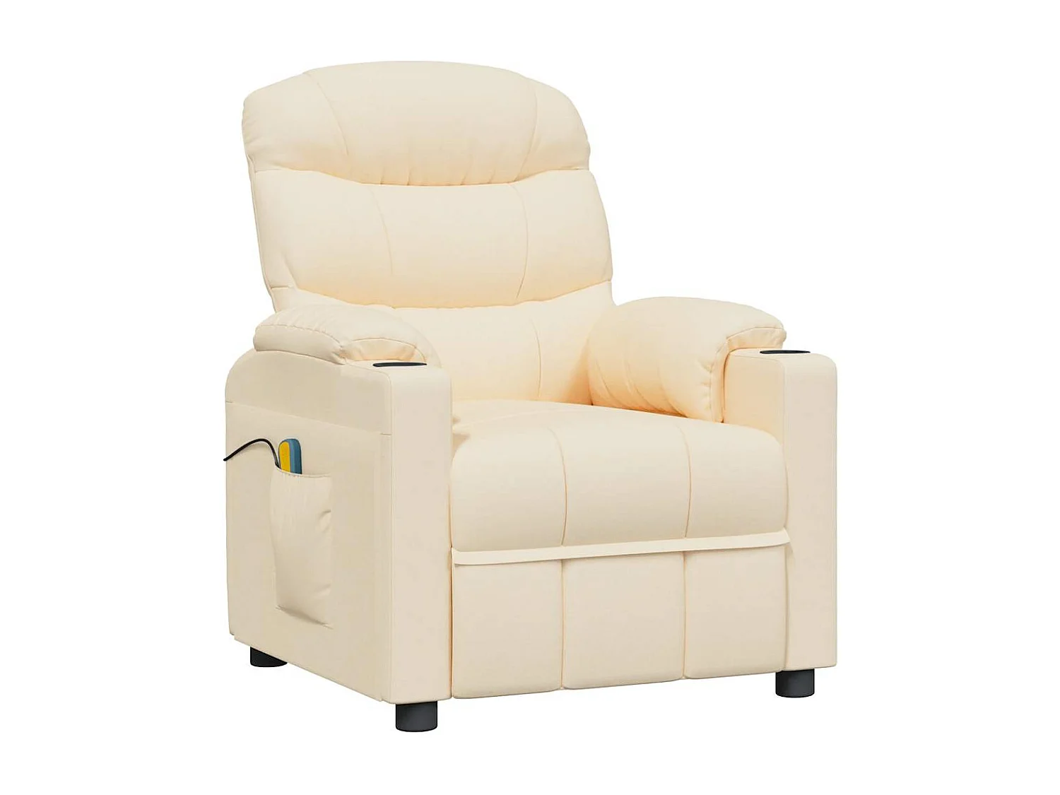 Fauteuil de massage Crème Tissu