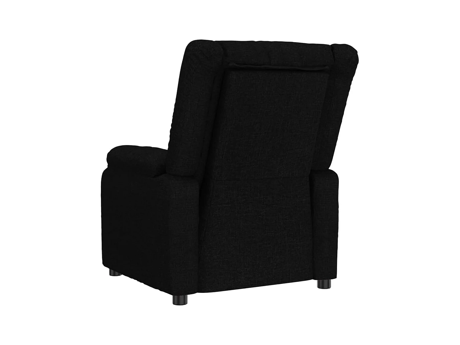 Massagestoel stof zwart