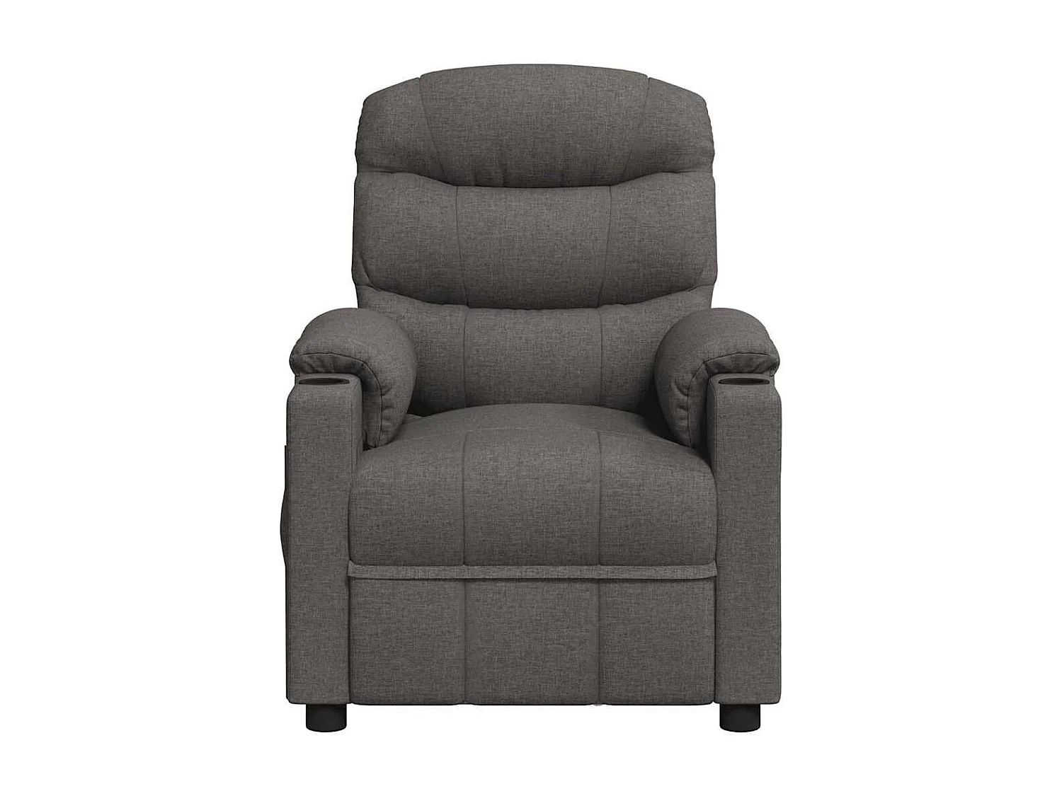 Fauteuil électrique de massage Gris foncé Tissu