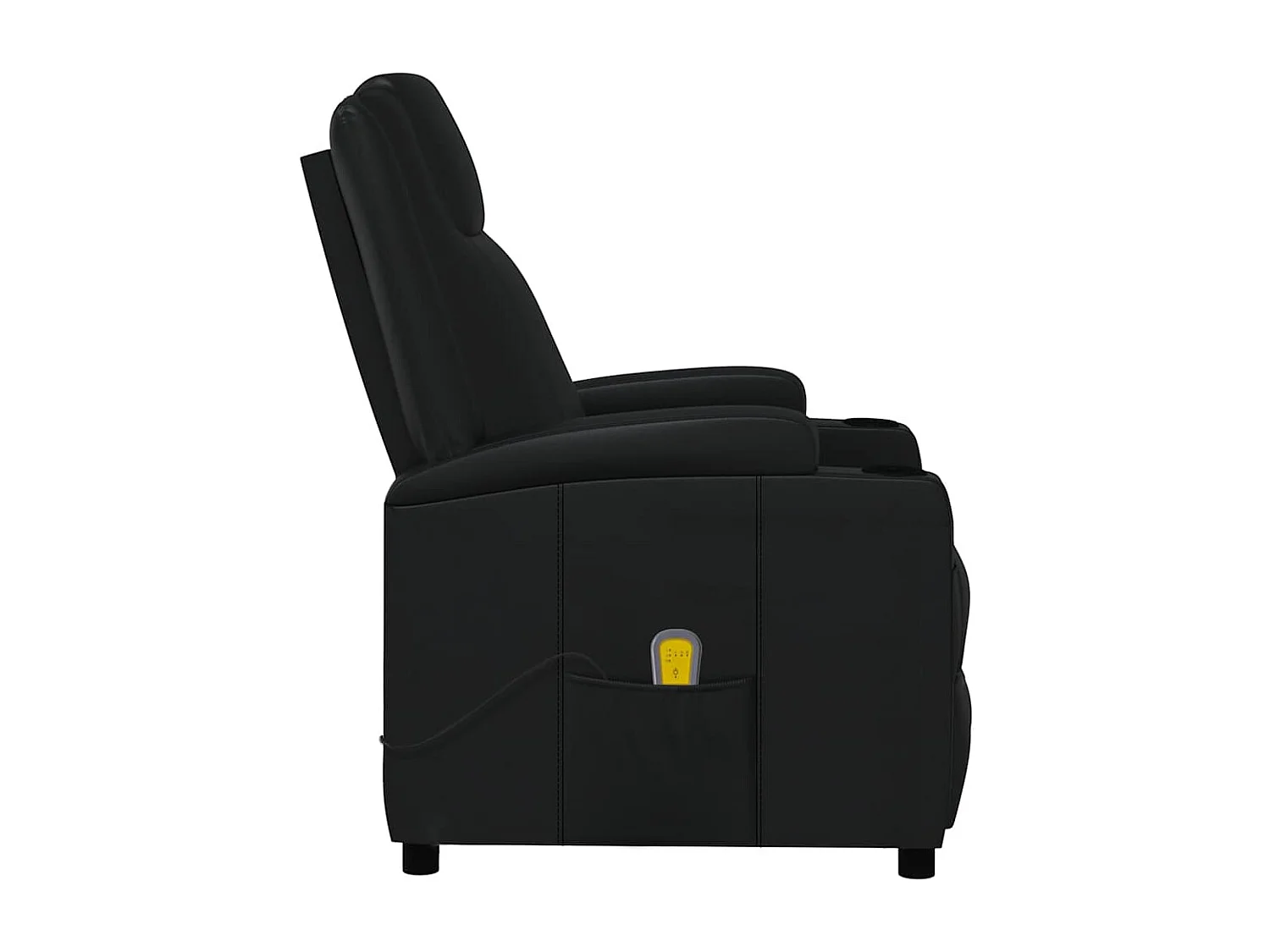 Fauteuil de massage Noir Similicuir