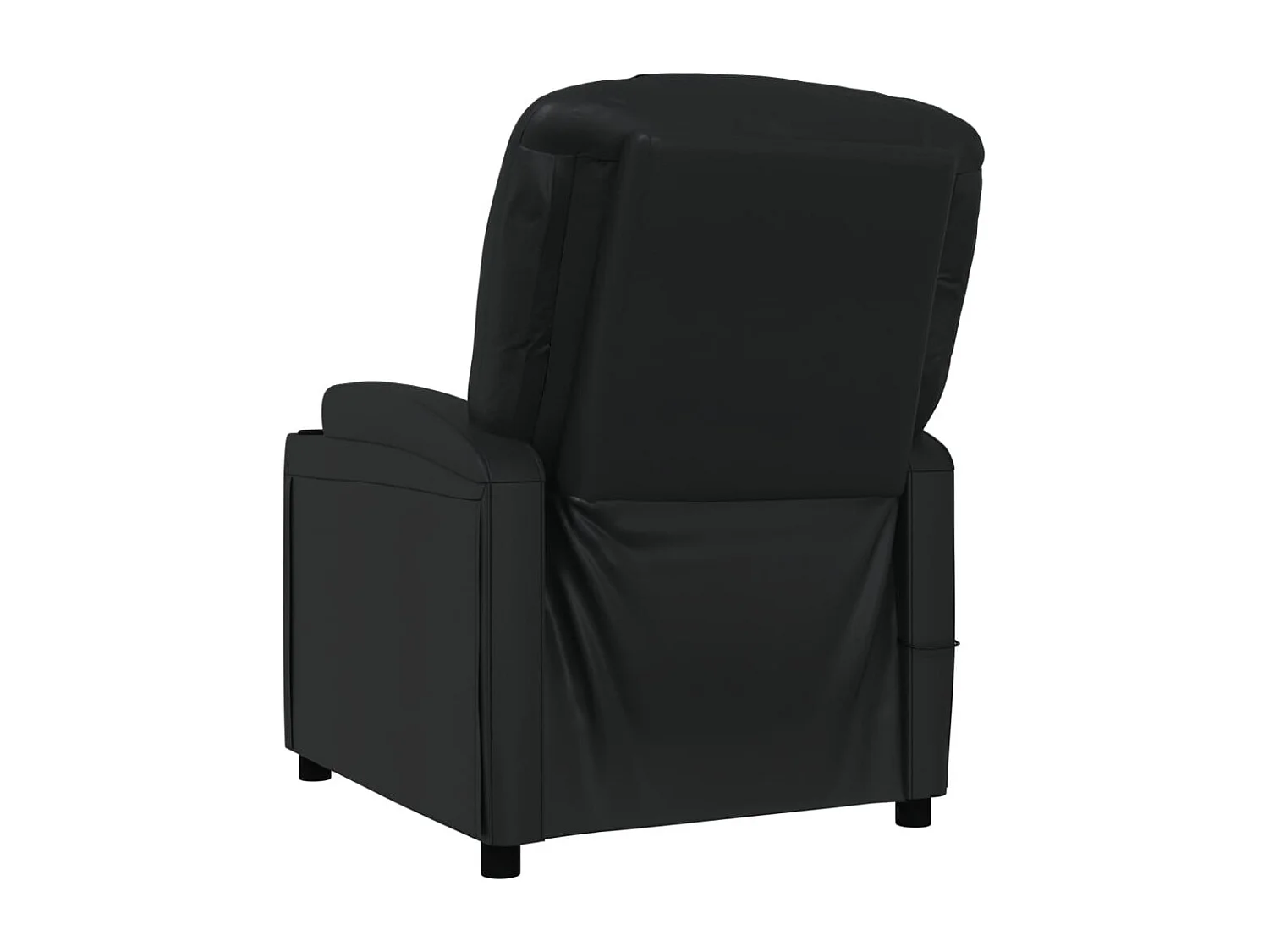 Fauteuil de massage Noir Similicuir