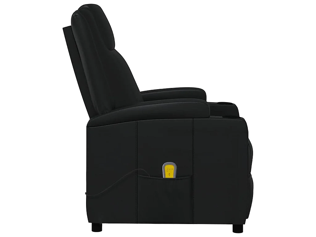 Massagesessel Schwarz Kunstleder