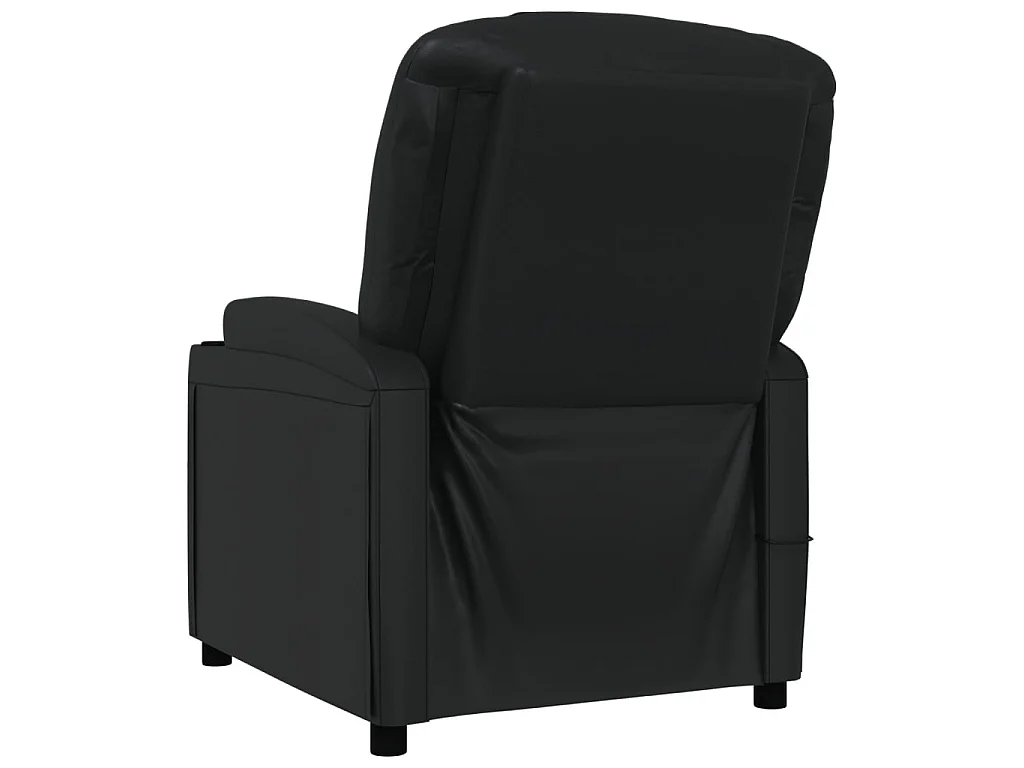 Massagesessel Schwarz Kunstleder