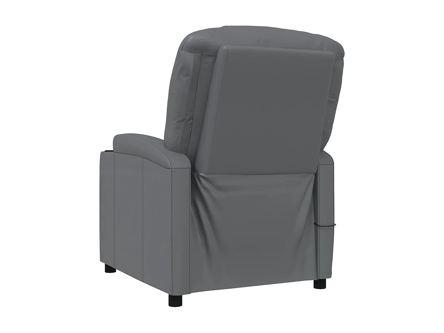 Fauteuil de massage Anthracite Similicuir