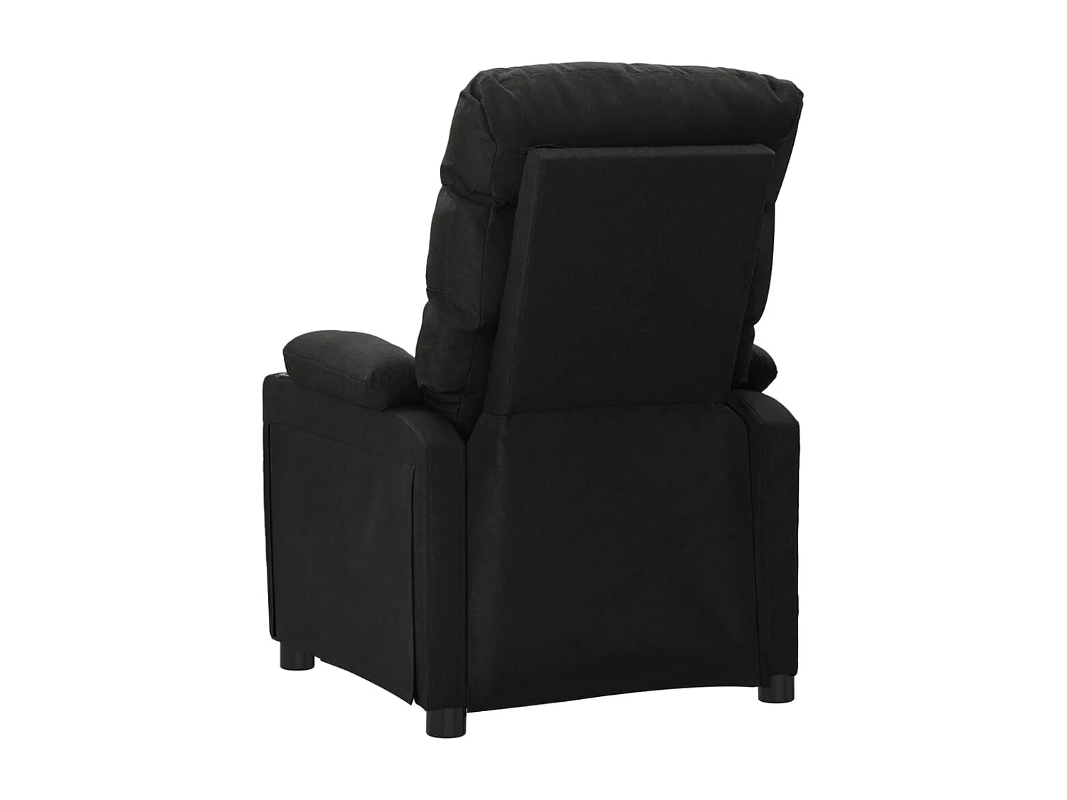 Fauteuil de massage Noir Tissu