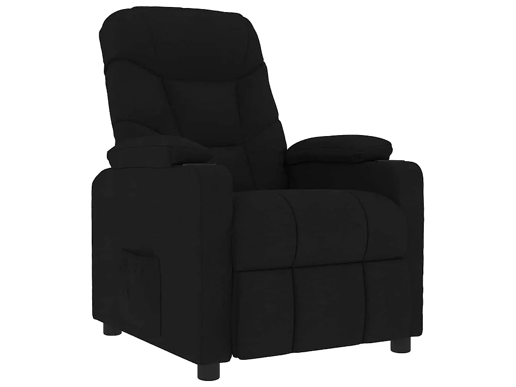 Massagestoel stof zwart