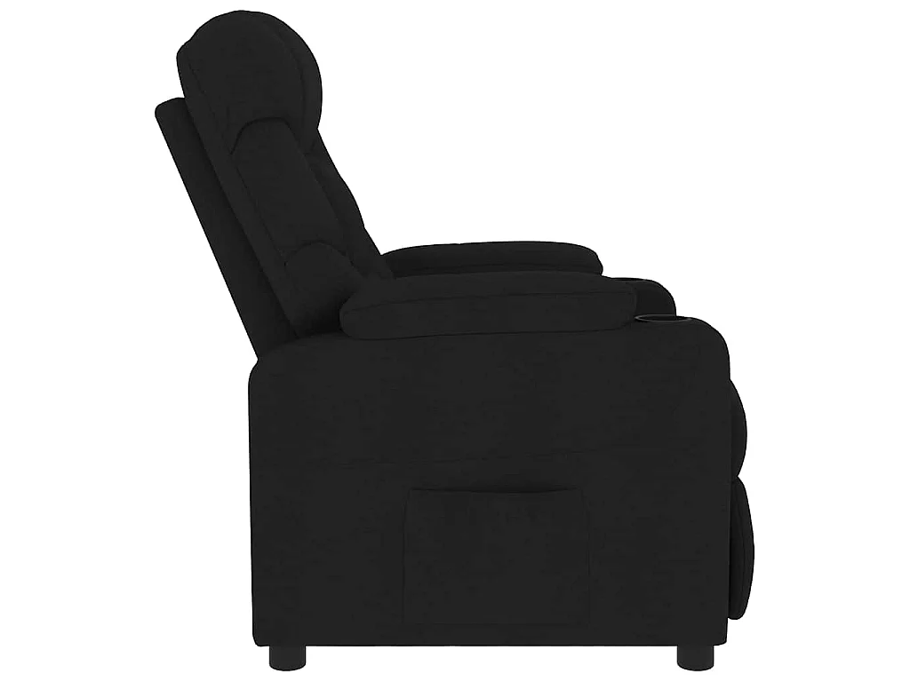 Massagestoel stof zwart