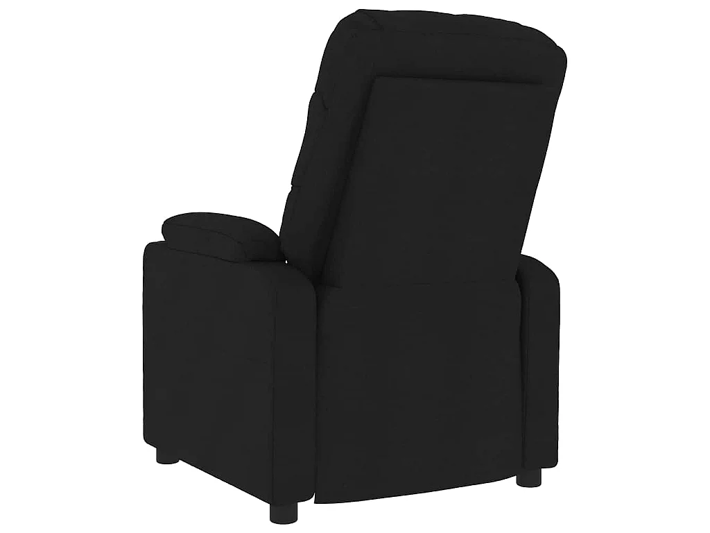 Massagestoel stof zwart