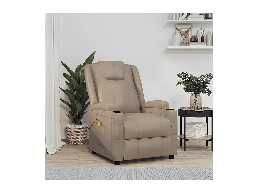 Fauteuil de massage Cappuccino Similicuir